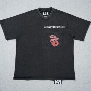 RIVINGTON ROI REBIS Black Pocket Cotton Short Sleeves